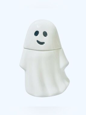 Halloween Ceramic Ghost Treat Jar, Food Storage